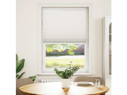 Plisovaná roleta 80 x 125 cm, bílá 240602