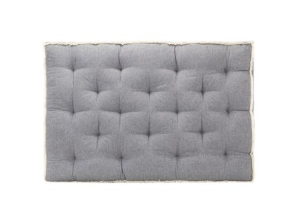 Poduška na pohovku z palet antracitová 120 x 80 x 10 cm 314797