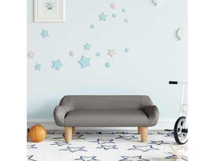 Dětská pohovka taupe 70 x 40 x 24 cm textil 3196347