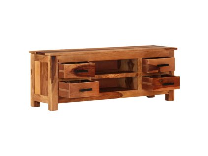 TV stolek 110 x 30 x 40 cm masivní dřevo 247714