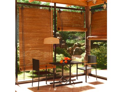 3dílný zahradní jídelní set černý 3072442