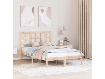 Rám postele masivní dřevo 120 x 200 cm 3105400