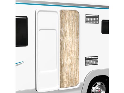 Závěs proti hmyzu béžový 56 x 200 cm Chenille 315135