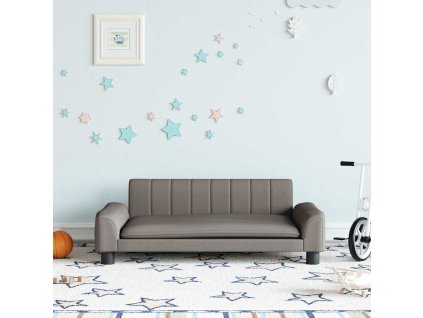 Dětská pohovka taupe 90 x 53 x 30 cm textil 3196261