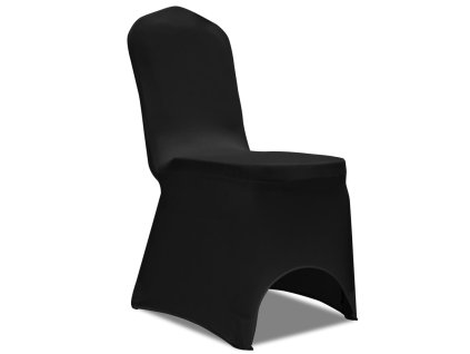 50 ks černé strečové potahy na židle 130338