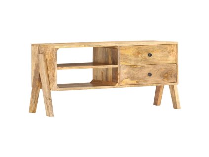 TV stolek 97 x 35 x 47 cm masivní mangovníkové dřevo 286262