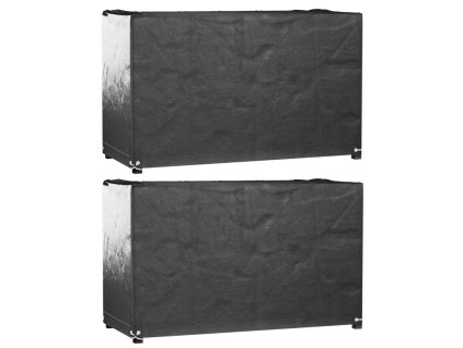 Plachty na zahradní nábytek 2 ks s 8 očky 170x94x70 cm obdélník 3155346