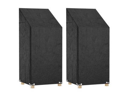 Plachty na zahradní židle 2 ks 8 oček 65 x 65 x 110/150 cm PE 3155387