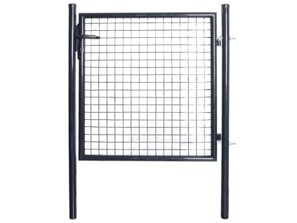 Pletivá zahradní branka pozinkovaná ocel 100 x 100 cm šedá 143369