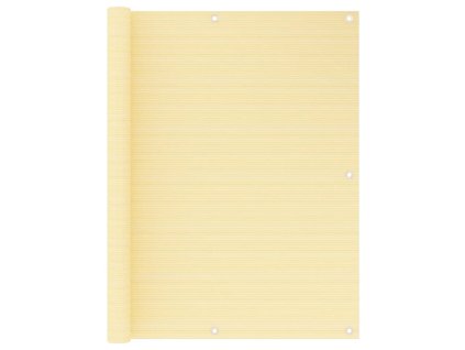 Balkonová zástěna béžová 120 x 500 cm HDPE 310918