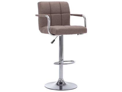 Barová židle taupe textil 283418
