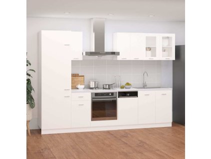 8dílná sada kuchyňských skříněk "Lyon" bílá, dřevěné 3067639