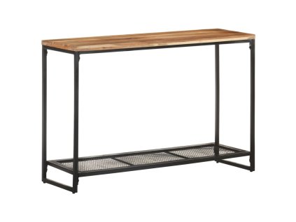 Konzolový stolek 110 x 35 x 75 cm masivní akáciové dřevo 320249