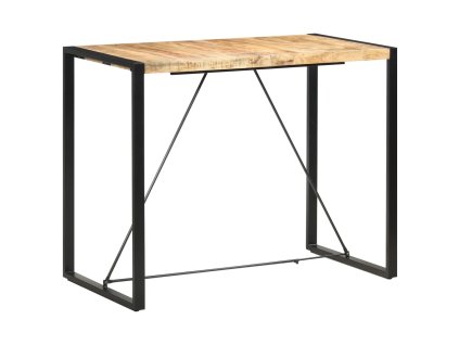 Barový stůl 140 x 70 x 110 cm masivní mangovníkové dřevo 285957