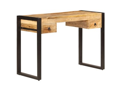 Psací stůl se 2 zásuvkami 110 x 50 x 77 cm masivní mangovník 247400