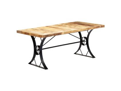 Jídelní stůl 180 x 90 x 76 cm masivní mangovníkové dřevo 282766