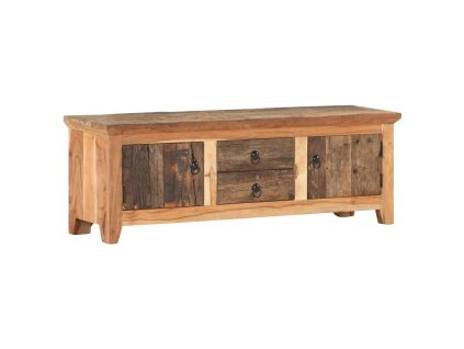 TV stolek 120 x 30 x 40 cm masivní akácie a recyklované dřevo 320380