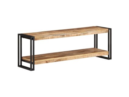 TV stolek 120 x 30 x 40 cm hrubé mangovníkové dřevo 320679