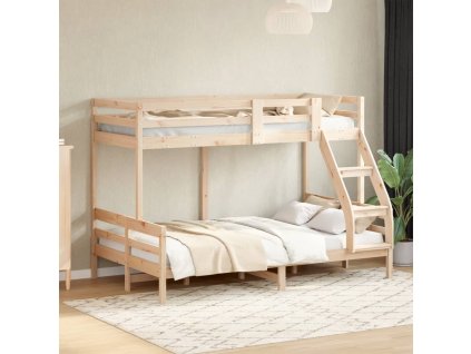 Patrová postel 90 x 200/120 x 200 cm masivní borové dřevo 3207185