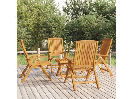 5dílná zahradní sedací souprava masivní teakové dřevo 3187812