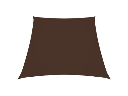 Stínicí plachta oxfordská látka lichoběžník 2/4 x 3 m hnědá 135846
