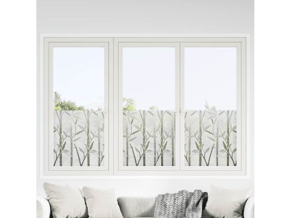 Okenní fólie 2 ks matné bambusový vzor PVC 3208963