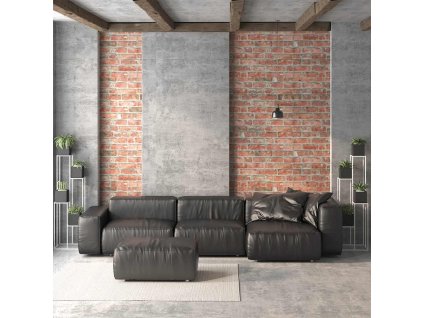 3D nástěnné panely design červené cihly 10 ks EPS 147195