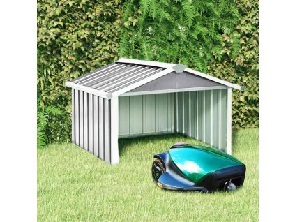Přístřešek pro robotickou sekačku 92x97x63 cm pozinkovaná ocel 150908