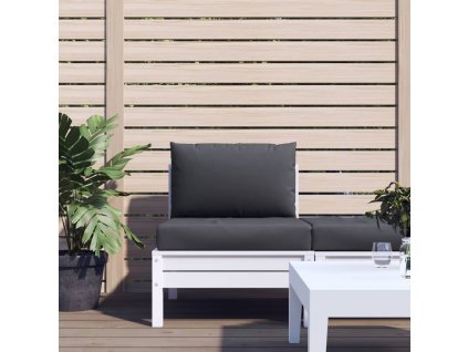 Podušky na palety 2 ks antracitové oxfordská látka 315052