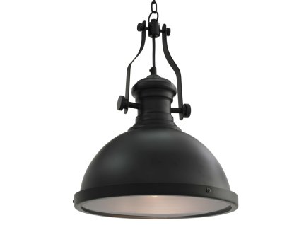 vidaXL Stropní svítidlo černé kulaté E27 281624