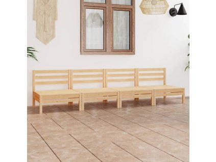 4dílná zahradní sedací souprava masivní borovice 3082482