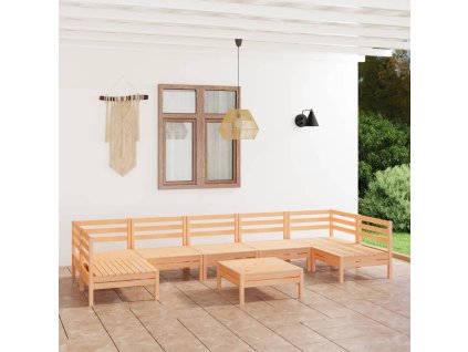 8dílná zahradní sedací souprava masivní borovice 3083409