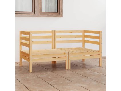 2místná zahradní pohovka masivní borovice 3082387