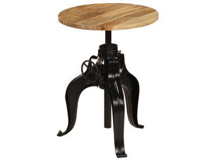 Barový stůl z masivního mangovníkového dřeva 60 x (76–110) cm 245266