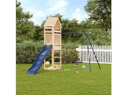 Dětské hřiště na zahradu masivní borové dřevo 3156907