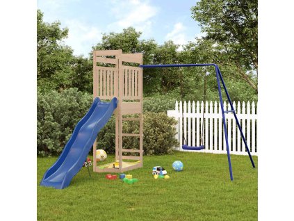 Dětské hřiště na zahradu masivní borové dřevo 3157033