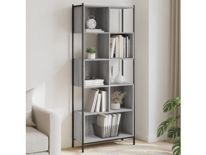 Knihovna šedá sonoma 72 x 28 x 172 cm kompozitní dřevo 3213655