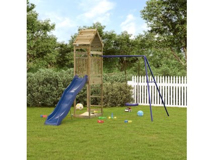 Dětské hřiště na zahradu impregnované borové dřevo 3156909