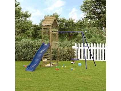 Dětské hřiště na zahradu impregnované borové dřevo 3156930