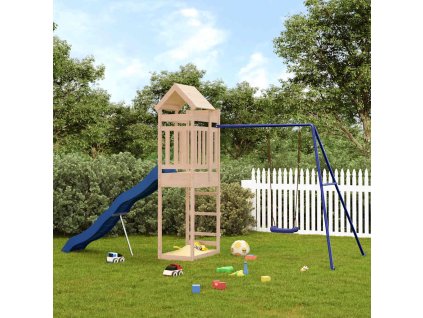 Dětské hřiště na zahradu masivní borové dřevo 3156961