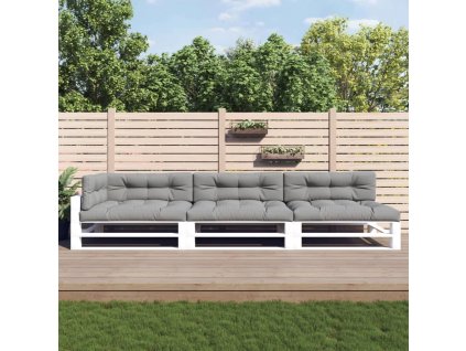 Podušky na palety 7 ks šedé textil 3188910