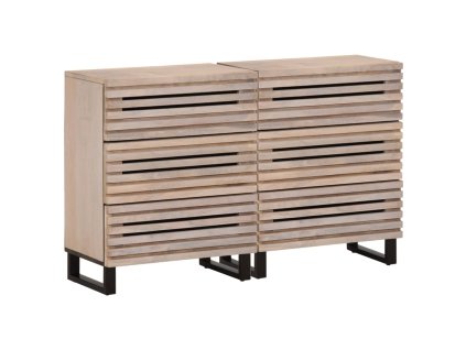 Příborníky 2 ks 60 x 34 x 75 cm masivní mangovníkové dřevo 3217084