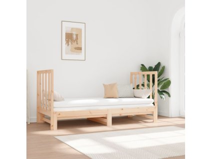 Výsuvná postel 2x (90 x 190) cm masivní borovice 3124767