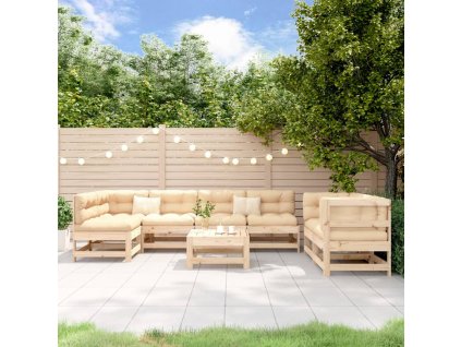 8dílná zahradní sedací souprava masivní borovice 3186452