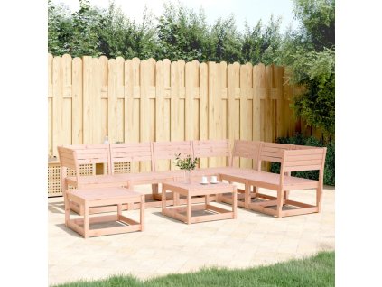 7dílná zahradní sedací souprava masivní dřevo douglasky 3216928