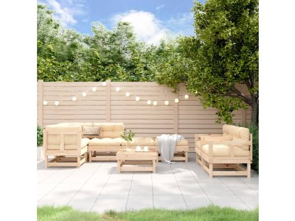 8dílná zahradní sedací souprava masivní borovice 3186221