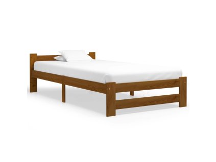 Rám postele bez matrace Honey Brown Borové dřevo 322005