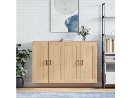 Nástěnné skříňky 2 ks dub sonoma kompozitní dřevo 3198020