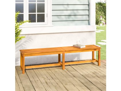 Zahradní lavice 180 x 35 x 45 cm masivní akáciové dřevo 319421