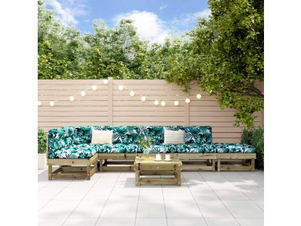 7dílná zahradní sedací souprava impregnovaná borovice 3186514